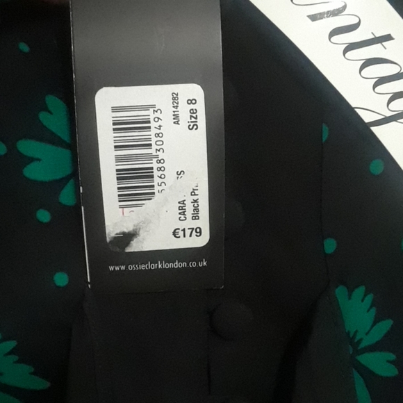 NWT Vintage 1970's Ossie Clark dress - Picture 7 of 8